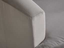 Lulea Armchair - Mink Grey Opulent Cotton Velvet - thumbnail 5