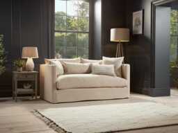 Colmar Three Seater Sofa - Taupe Cotton linen - thumbnail 3