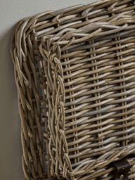 Rectangle Rattan Laundry Basket - thumbnail 3