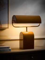 Caramel Enamel Table Lamp - thumbnail 2
