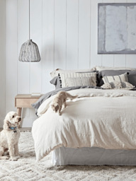 Chevron Oak Bedside Table - thumbnail 4