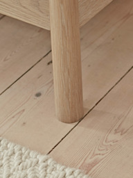 Bergen Oak Double Bed - Natural - thumbnail 5