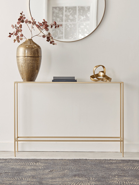 Villette Console Table - Soft Gold - image 1