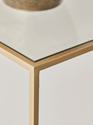 Villette Console Table - Soft Gold - thumbnail 3