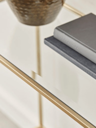 Villette Console Table - Soft Gold - thumbnail 5