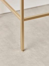 Villette Console Table - Soft Gold - thumbnail 2