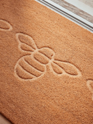 Embossed Bumble Bee Doormat - Double - thumbnail 2