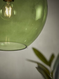 Mia Pendant - Green Glass - thumbnail 4
