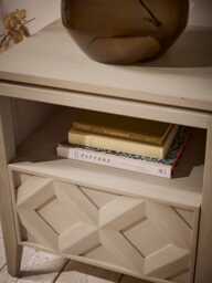 Oak Diamond Bedside Table - thumbnail 2