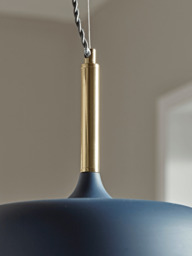 Blue & Brass Pendant Light - thumbnail 3