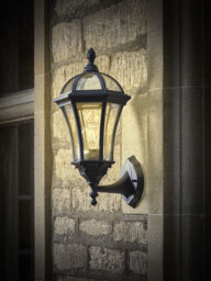 Bevelled Glass Outdoor Wall Light - thumbnail 2