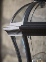 Bevelled Glass Outdoor Wall Light - thumbnail 4
