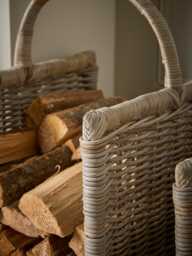 Two Log Holder Baskets - thumbnail 2