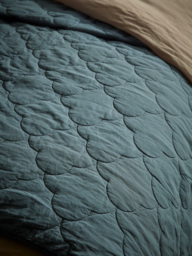 Quilted Bedspread - Indigo - thumbnail 2