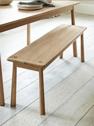 Bergen Oak Bench - Natural - thumbnail 4