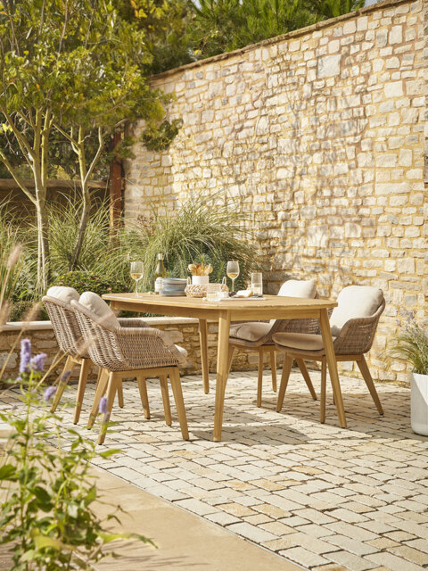 Extendable Acacia Dining Table - image 1