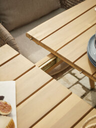 Extendable Acacia Dining Table - thumbnail 2