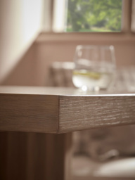 Tapered Arch Rectangle Dining Table - 6 Seater - thumbnail 3