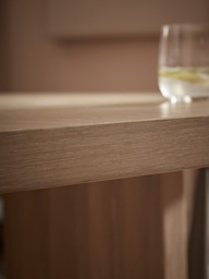 Tapered Arch Rectangle Dining Table - 6 Seater - thumbnail 4