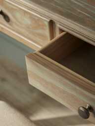 Camille Dressing Table - Limewashed - thumbnail 3