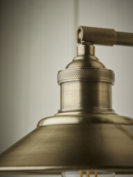 Antique Brass Wall Light - thumbnail 4