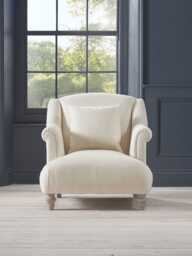 Artes Armchair - Peony Wide Cotton Stripe - thumbnail 3