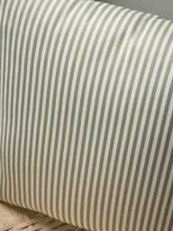 Classic Square Indoor/Outdoor Cushion - Olive Stripe - thumbnail 4