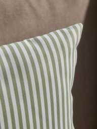 Classic Square Indoor/Outdoor Cushion - Olive Stripe - thumbnail 2