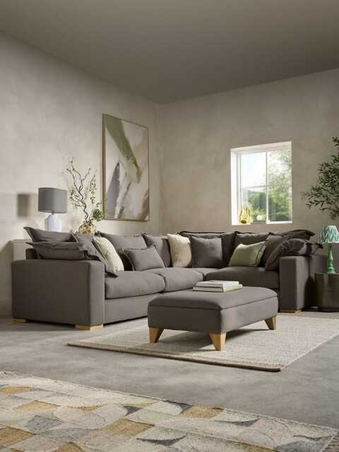 Nordby Corner Sofa - Left Hand Facing - Slate Grey - image 1