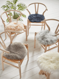 Sumptuous Sheepskin Seat Pad - Ivory - thumbnail 3