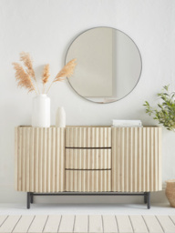 Reeded Wood Sideboard - thumbnail 1