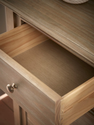 Camille Single Chest of Drawers - Limewashed - thumbnail 4