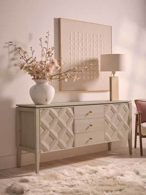 Oak Diamond Chest Of Drawers - image 1