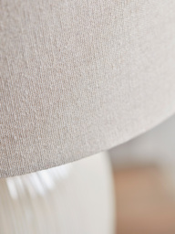 Round Ribbed Table lamp - Neutral - thumbnail 4