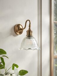 Flower Glass Wall Light
