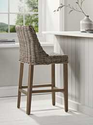 Round Rattan Counter Stool - thumbnail 3