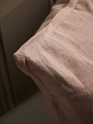 Cotton Linen Rectangular Cushion Cover - Vintage Rose - thumbnail 3