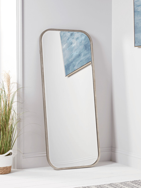 Burnished Silver Full Length Mirror - image 1