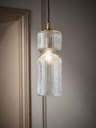 Ariane Glass Pendant - Clear - thumbnail 2