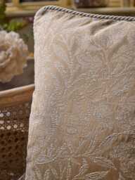 Acorn Wood Cushion - Yellow - thumbnail 2