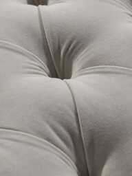 Domme Ottoman - Carbon Opulent Cotton Velvet - thumbnail 2