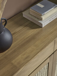 Woven Teak Sideboard - thumbnail 5