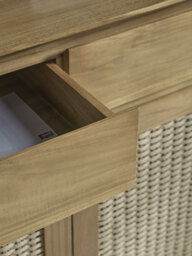 Woven Teak Sideboard - thumbnail 4