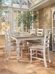 Almelo Rectangle Dining Table - 6 Seater - thumbnail 1