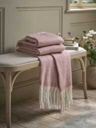 Cosy Doze Throw - Blush