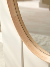 Oak Deep Framed Mirror - Oval - thumbnail 2