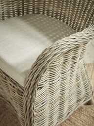 Woven Rattan Occasional Chair - thumbnail 2