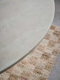 Travertine Round Dining Table - 4 Seater - thumbnail 3