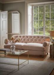 Bern Three Seater Sofa - Cardamom Opulent Cotton Velvet - thumbnail 1