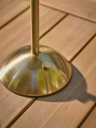 Rechargeable Scalloped Rattan Lamp - thumbnail 4
